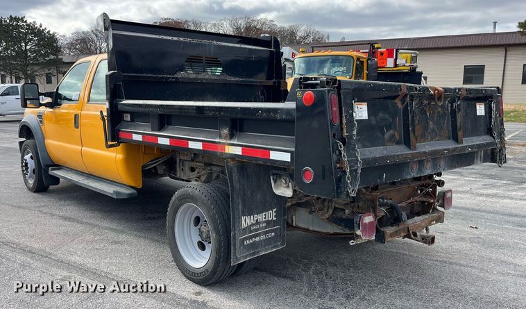 image for item DP2140 2008 Ford  F450 Super Duty XL dump flatbed truck