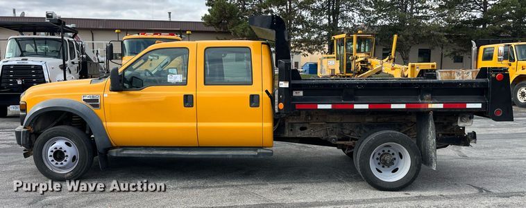 image for item DP2140 2008 Ford  F450 Super Duty XL dump flatbed truck