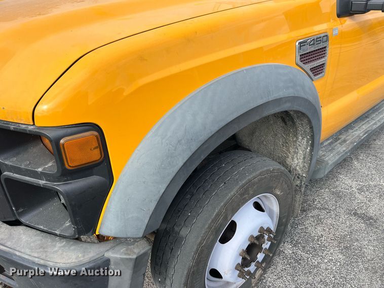 image for item DP2140 2008 Ford  F450 Super Duty XL dump flatbed truck