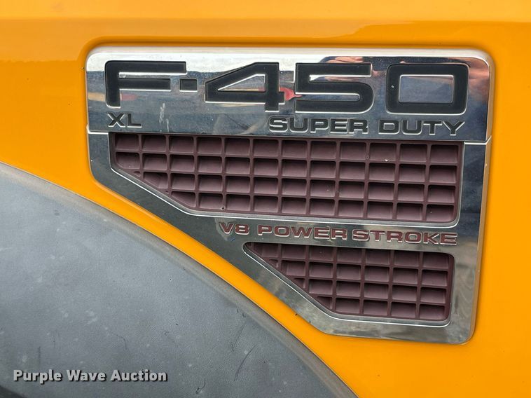 image for item DP2140 2008 Ford  F450 Super Duty XL dump flatbed truck