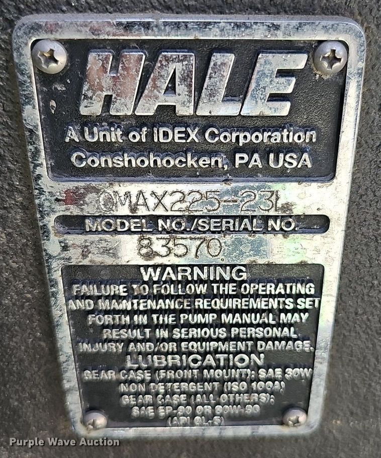 image for item DP6446 2002 Spartan Gladiator FF ladder fire truck