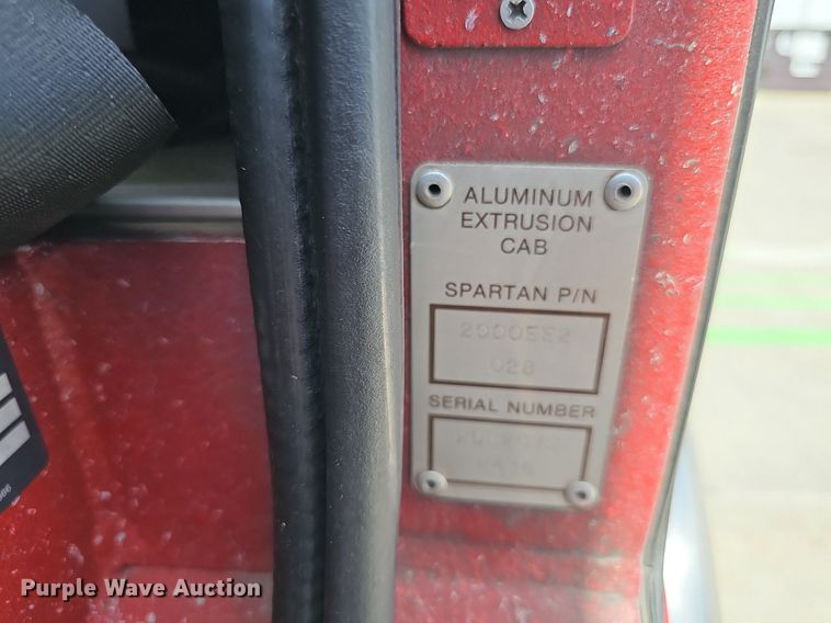 image for item DP6446 2002 Spartan Gladiator FF ladder fire truck