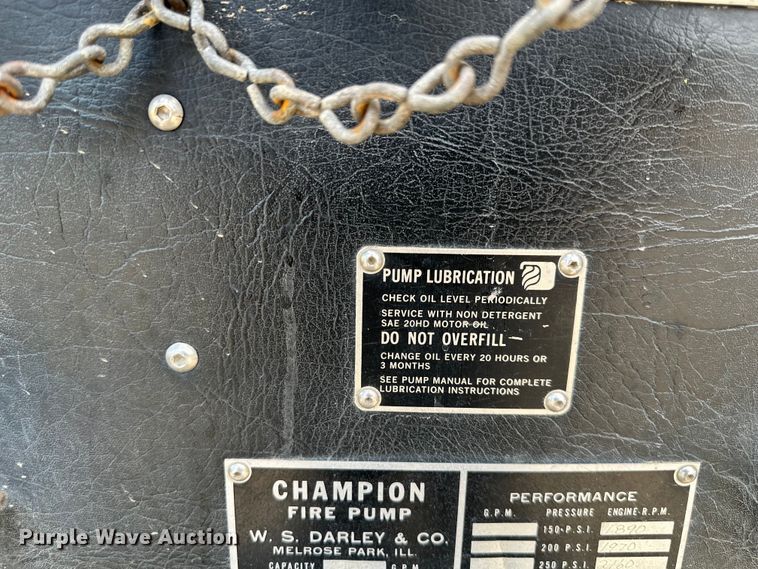 image for item DS4173 1988 GMC  TopKick 7000 fire truck