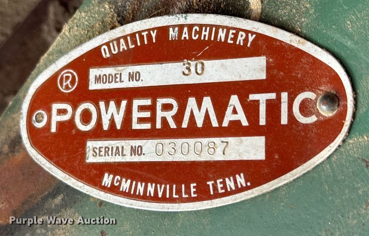 image for item DX0629 Woodworking equipment