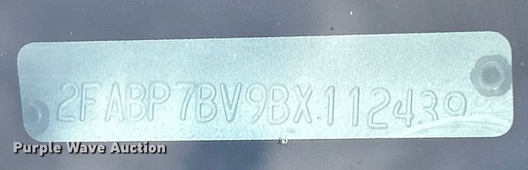 image for item EG0465 2011 Ford Crown Victoria Police Interceptor 