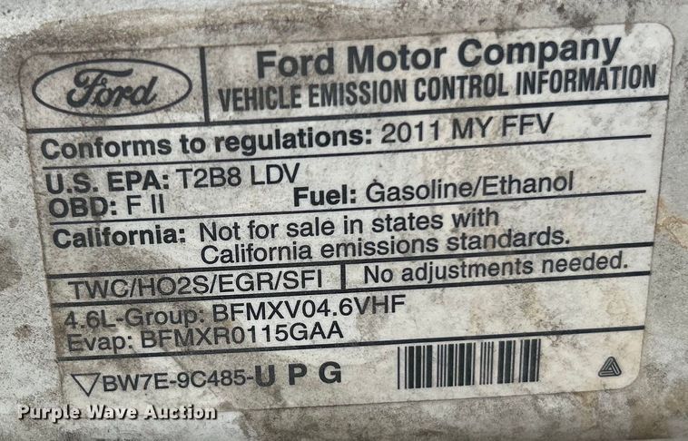 image for item EG0469 2011 Ford Crown Victoria Poilce Interceptor 