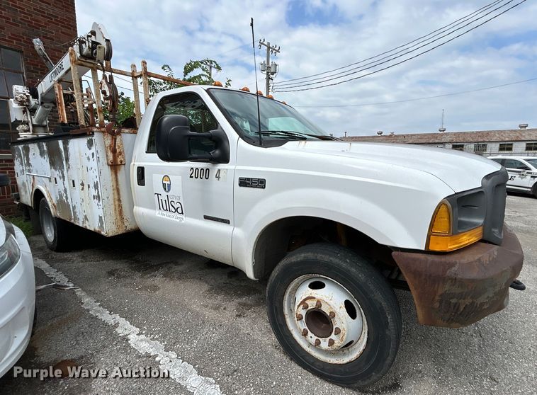 image for item EG0474 2000 Ford F450 Super Duty utility / service truck