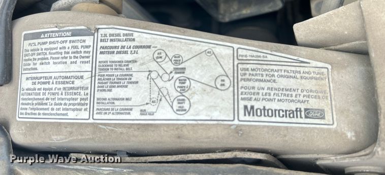 image for item EG0474 2000 Ford F450 Super Duty utility / service truck