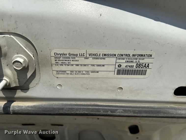 image for item EH6826 2014 Dodge Charger Police 