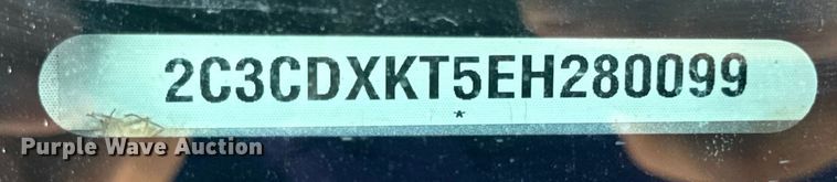 image for item EH6828 2014 Dodge Charger Police 