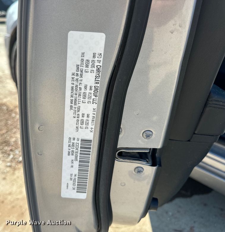 image for item EH6830 2014 Dodge Charger Police 