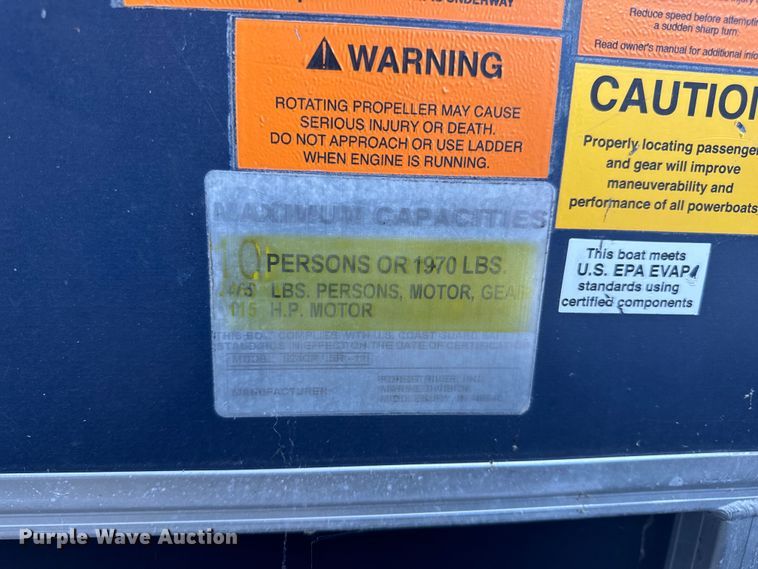 image for item EH6839 2011 Forest River 524CRLSR pontoon boat