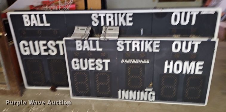 image for item EI3866 (2) Daktronics 1600 scoreboards 