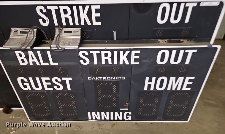 image for item EI3866 (2) Daktronics 1600 scoreboards 