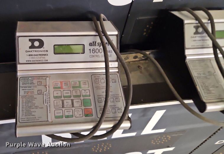 image for item EI3866 (2) Daktronics 1600 scoreboards 