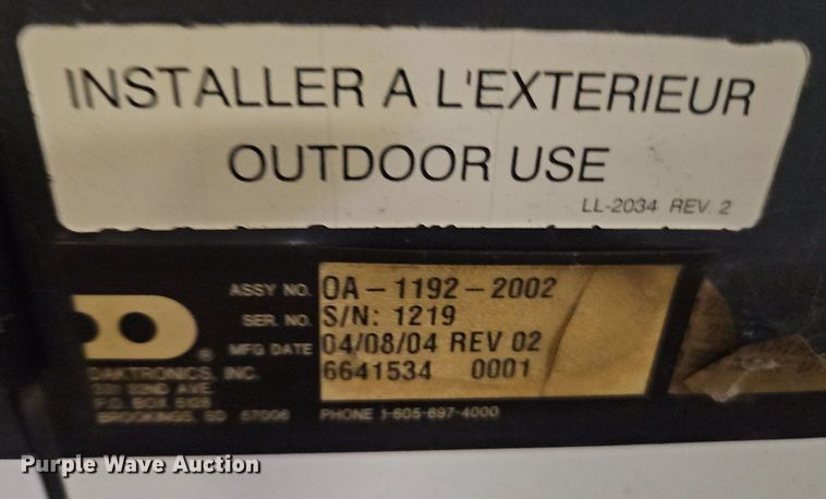 image for item EI3866 (2) Daktronics 1600 scoreboards 