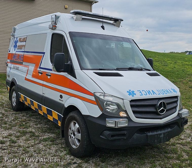 image for item EJ5526 2016 Mercedes  Sprinter ambulance