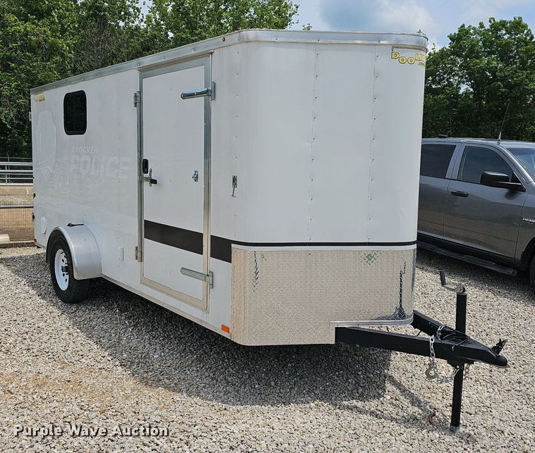 image for item EJ5575 2016 Doolittle enclosed cargo trailer