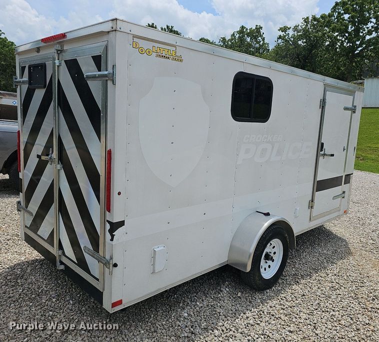 image for item EJ5575 2016 Doolittle enclosed cargo trailer