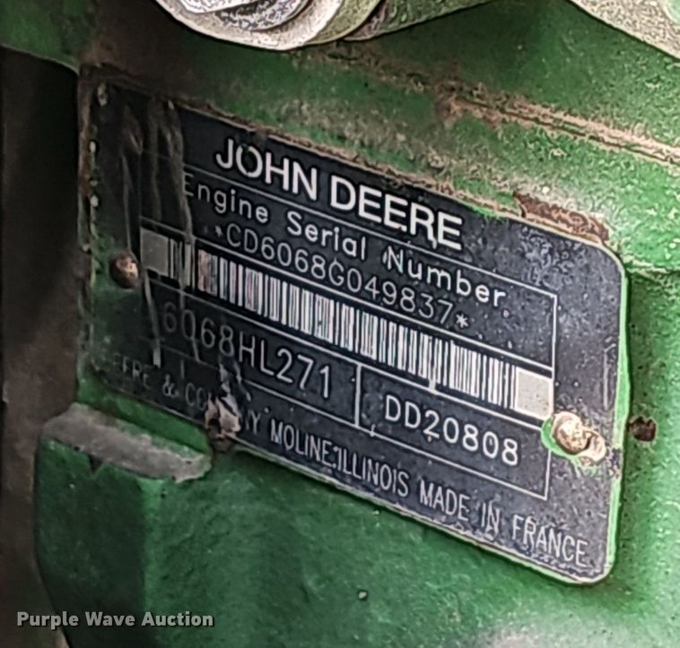 image for item EJ5588 2006 John Deere  6615 tractor