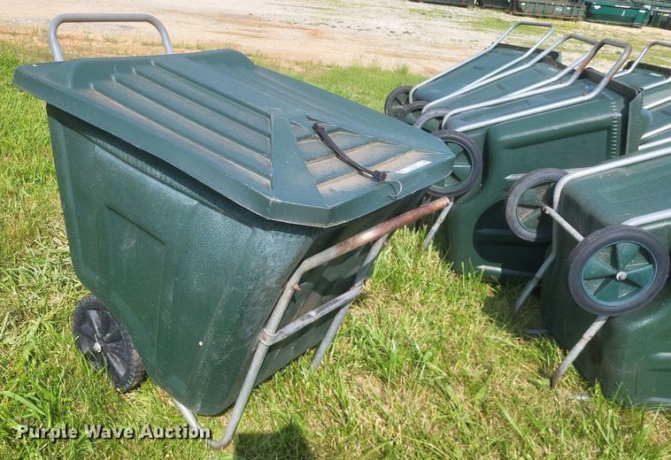 image for item EJ7991 Approximately 100 Amerikart trash carts 
