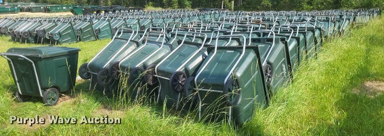 image for item EJ7994 Amerikart  Approximately 50 Amerikart trash carts 