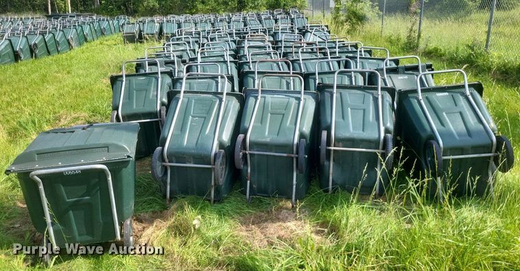 image for item EJ7994 Amerikart  Approximately 50 Amerikart trash carts 