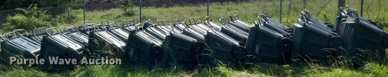 image for item EJ7994 Amerikart  Approximately 50 Amerikart trash carts 