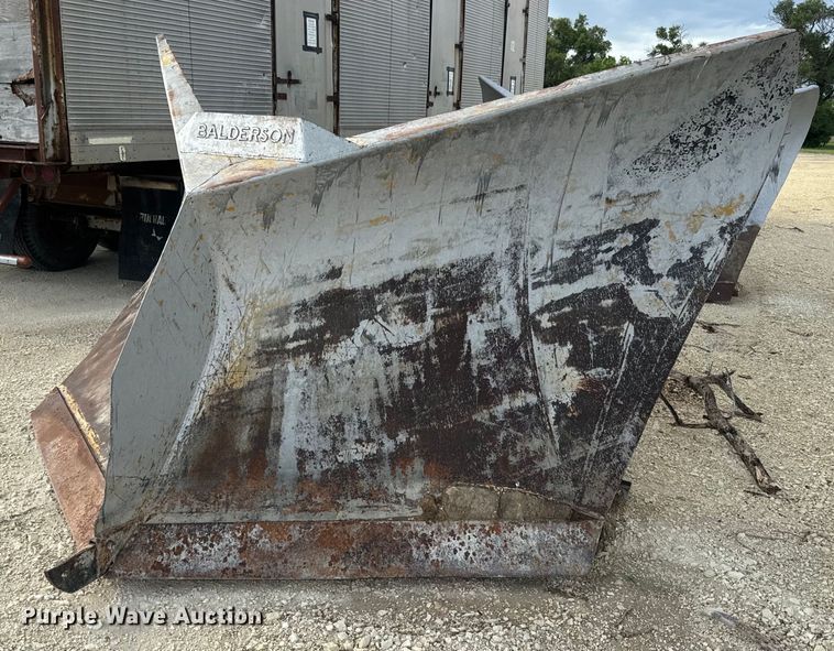 image for item EK1368 Balderson motor grader snow plow