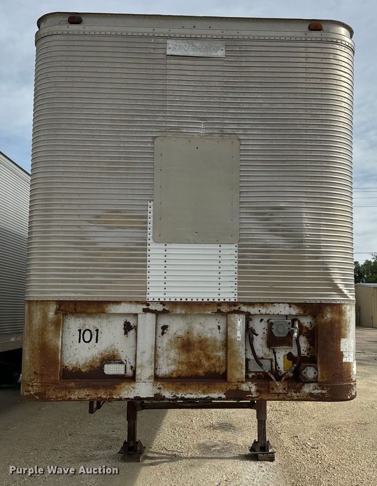 image for item EK1371 1980 Fruehauf FB8-P2-40 dry van trailer