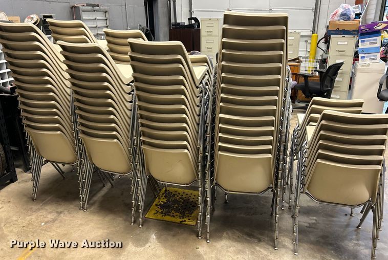 image for item EK4681 Approximately 100 interlocking chairs