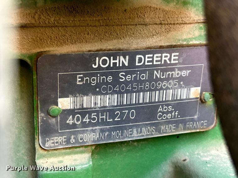 image for item EK4725 2003 John Deere  6320 MFWD tractor