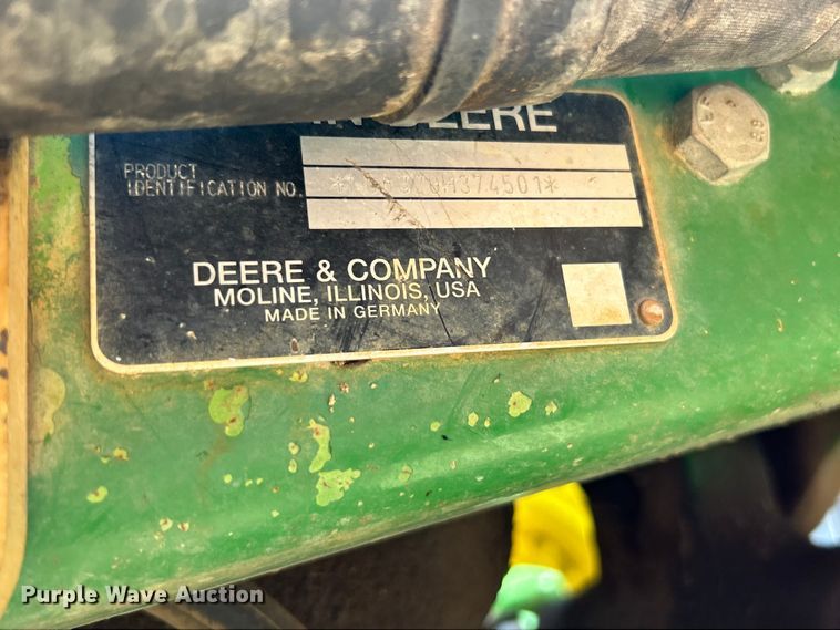 image for item EK4725 2003 John Deere  6320 MFWD tractor