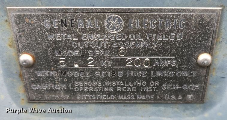 image for item EK5894 (3) General Electric transformers 