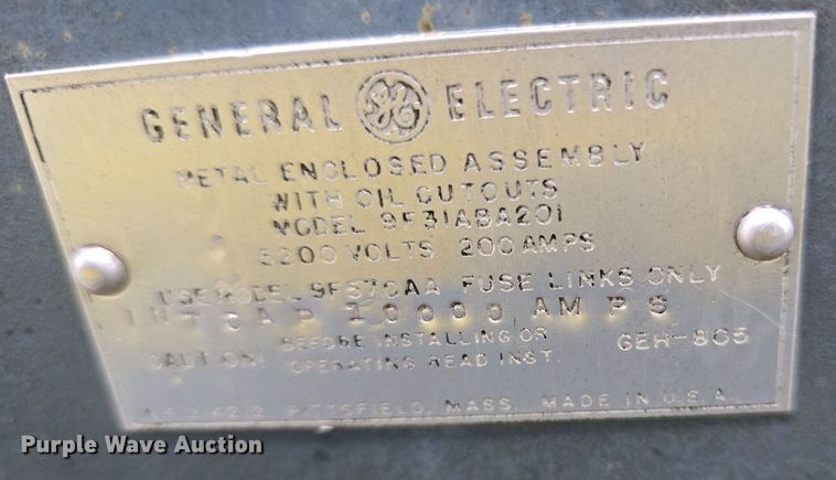 image for item EK5894 (3) General Electric transformers 