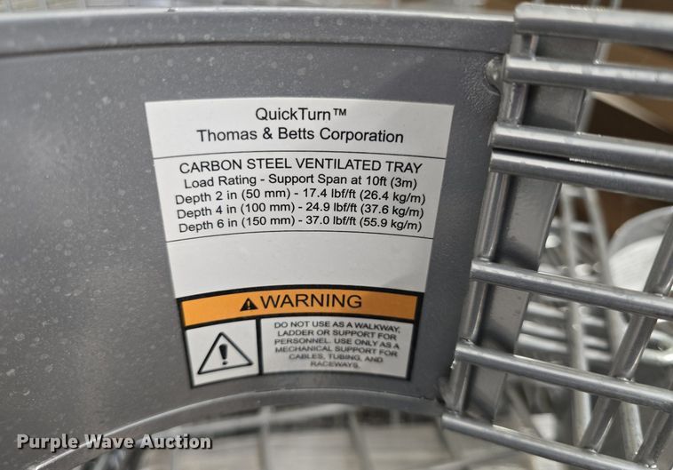 image for item EK6063 Thomas and Betts  Quick Turn  cable trays