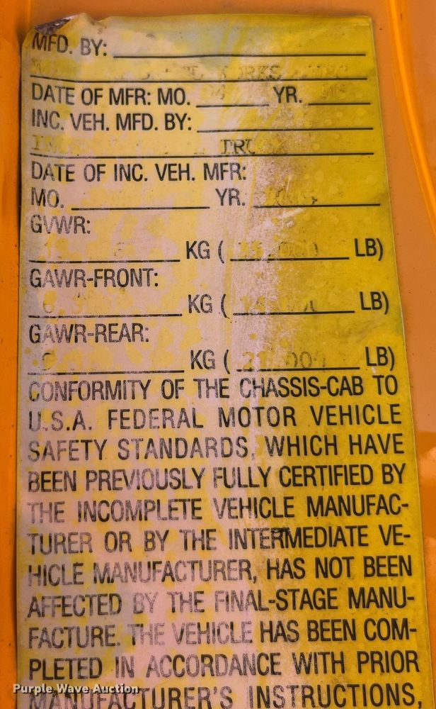 image for item EK8598 2005 International  7400 dump flatbed truck