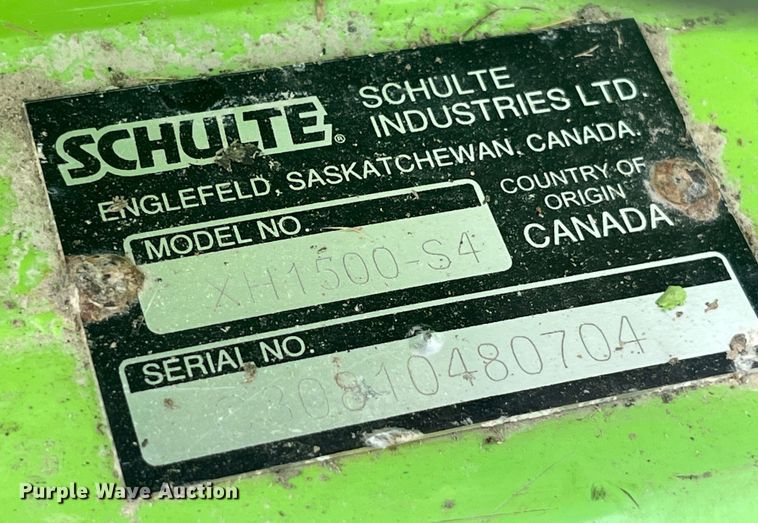 image for item EK8618 Schulte XH1500-S4 batwing rotary mower