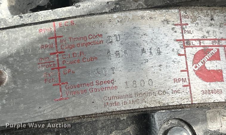 image for item EK8619 1995 Ford L9000 semi truck