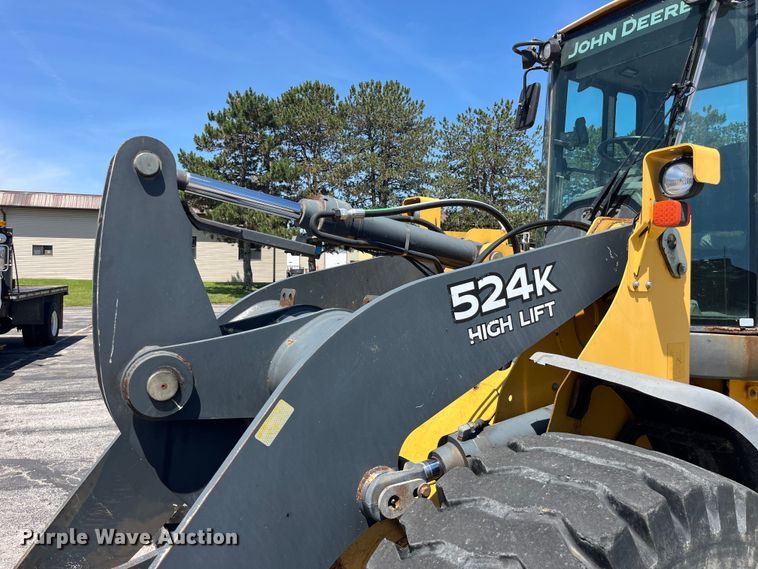 image for item EK8622 2009 John Deere  524K High Lift high lift wheel loader