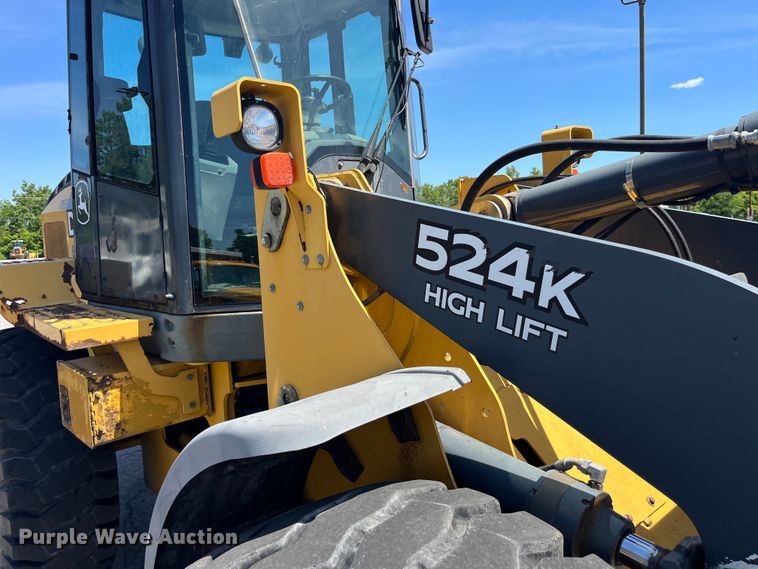 image for item EK8622 2009 John Deere  524K High Lift high lift wheel loader
