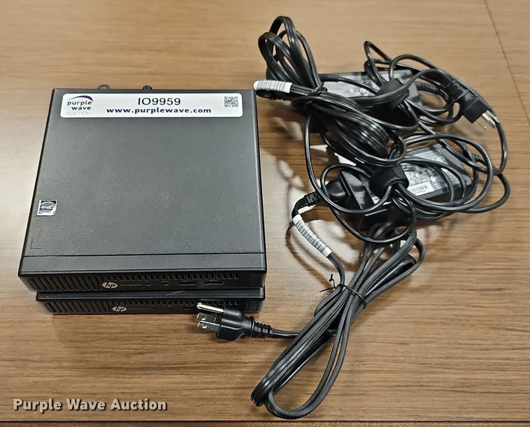 image for item IO9959 (2) HP EliteDesk 705 G2 computers