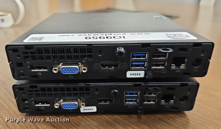 image for item IO9959 (2) HP EliteDesk 705 G2 computers