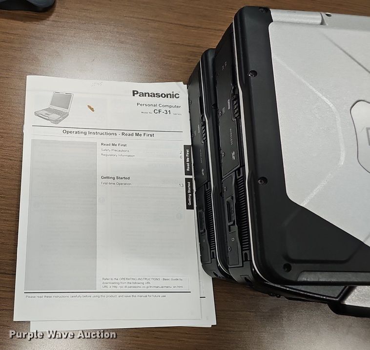 image for item IO9961 (5) Panasonic Toughbooks