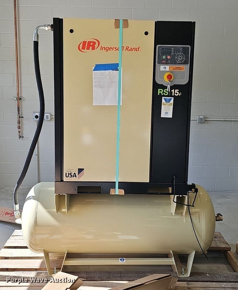 image for item IO9962 2023 Ingersoll Rand RS15i-A145 air compressor