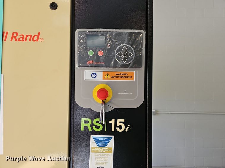 image for item IO9962 2023 Ingersoll Rand RS15i-A145 air compressor