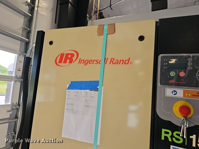 image for item IO9962 2023 Ingersoll Rand RS15i-A145 air compressor