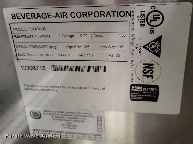 image for item KB9029 (3) Beverage Air coolers