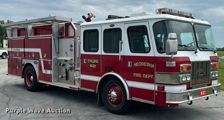 image for item KR9513 1993 Emergency One pumper fire truck