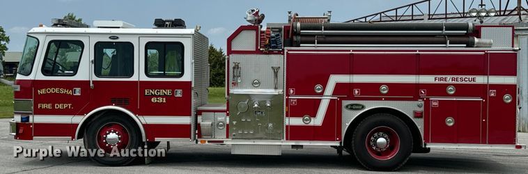 image for item KR9513 1993 Emergency One pumper fire truck